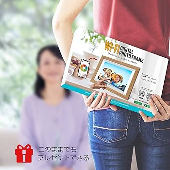 Amazon | moonka デジタルフォトフレーム 10.1インチ wifi 人感